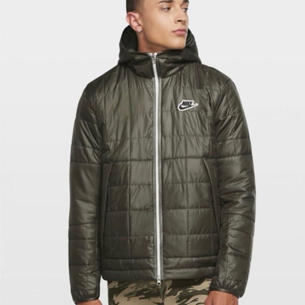 Nike Olive Puffer Jacket
